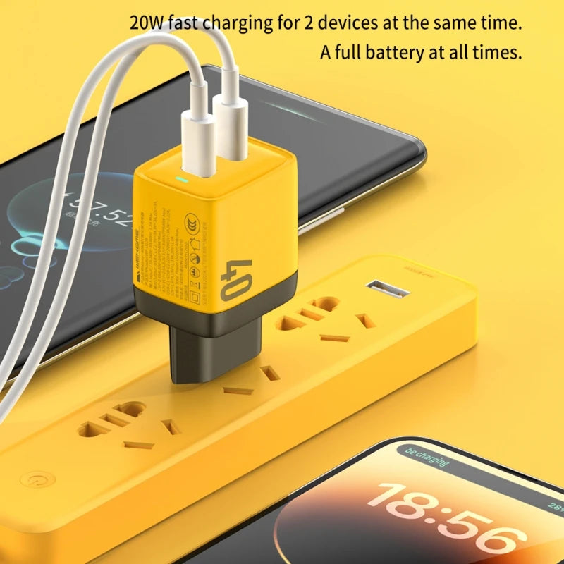 WEKOME USB Type C Charger 40W GaN Portable